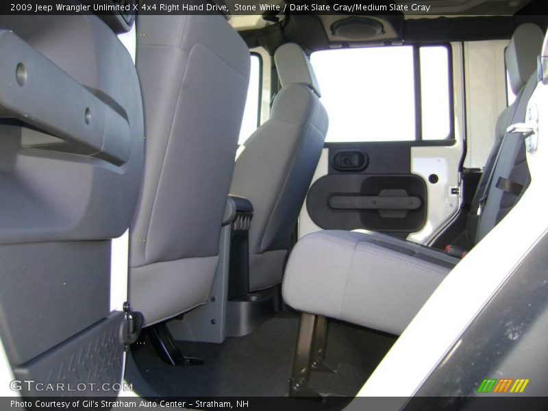 Stone White / Dark Slate Gray/Medium Slate Gray 2009 Jeep Wrangler Unlimited X 4x4 Right Hand Drive