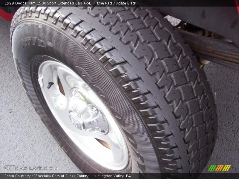 Flame Red / Agate Black 1999 Dodge Ram 1500 Sport Extended Cab 4x4