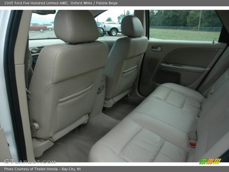 Oxford White / Pebble Beige 2005 Ford Five Hundred Limited AWD
