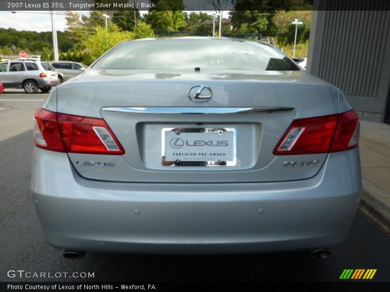 Tungsten Silver Metallic / Black 2007 Lexus ES 350