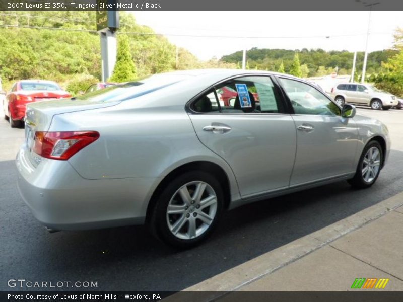 Tungsten Silver Metallic / Black 2007 Lexus ES 350