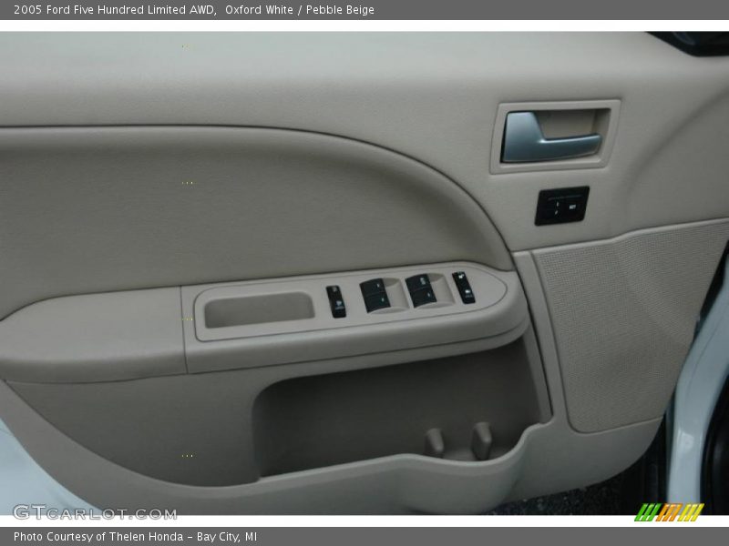 Oxford White / Pebble Beige 2005 Ford Five Hundred Limited AWD