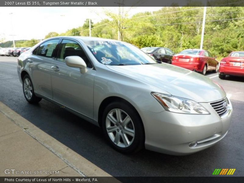 Tungsten Silver Metallic / Black 2007 Lexus ES 350