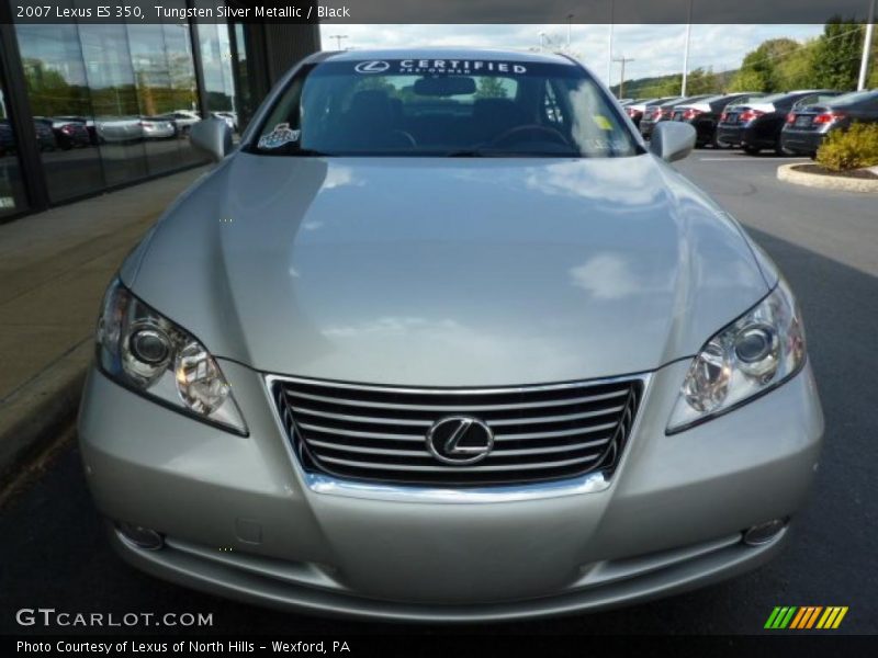 Tungsten Silver Metallic / Black 2007 Lexus ES 350