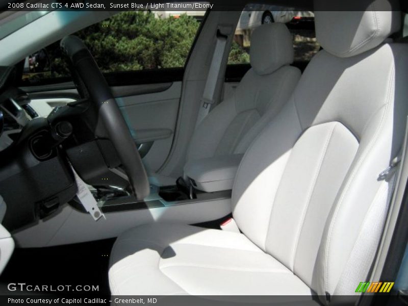 Sunset Blue / Light Titanium/Ebony 2008 Cadillac CTS 4 AWD Sedan