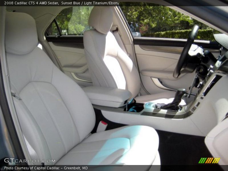 Sunset Blue / Light Titanium/Ebony 2008 Cadillac CTS 4 AWD Sedan