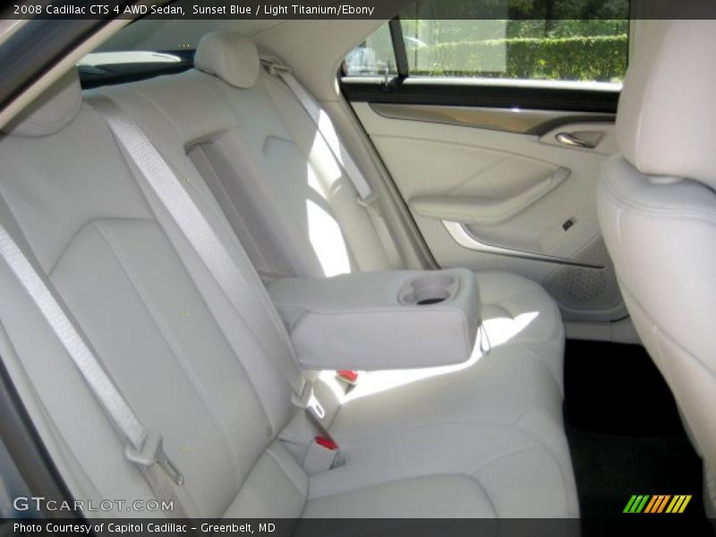 Sunset Blue / Light Titanium/Ebony 2008 Cadillac CTS 4 AWD Sedan