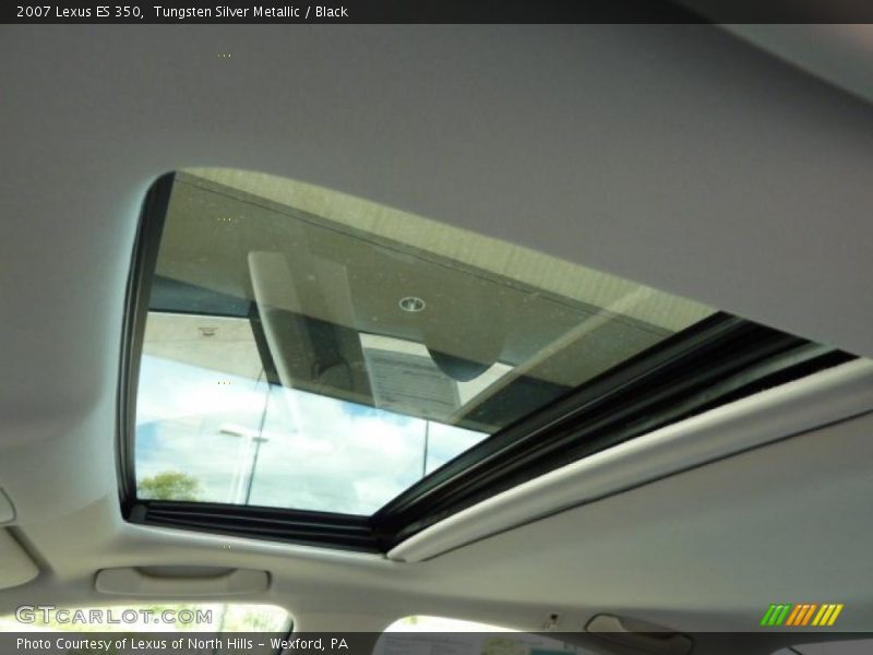 Tungsten Silver Metallic / Black 2007 Lexus ES 350
