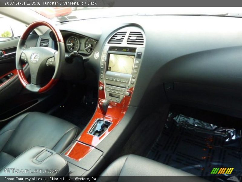 Tungsten Silver Metallic / Black 2007 Lexus ES 350