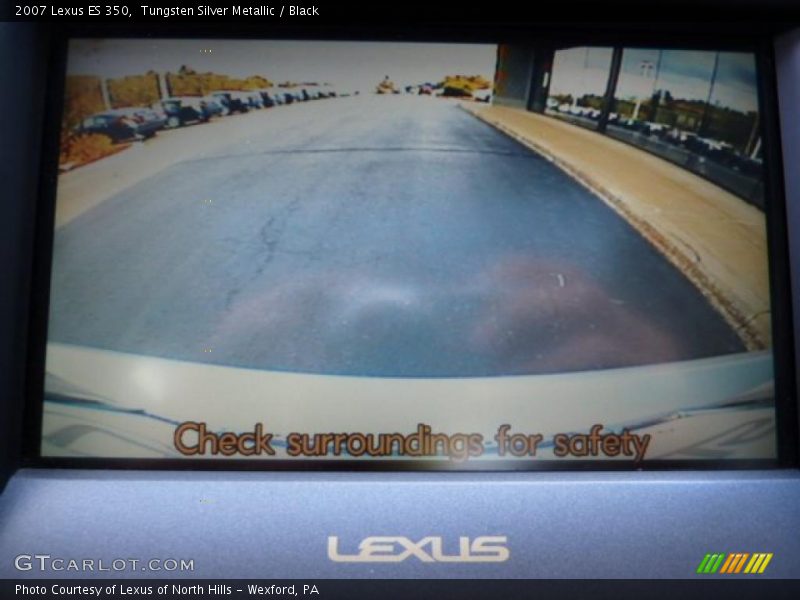 Tungsten Silver Metallic / Black 2007 Lexus ES 350