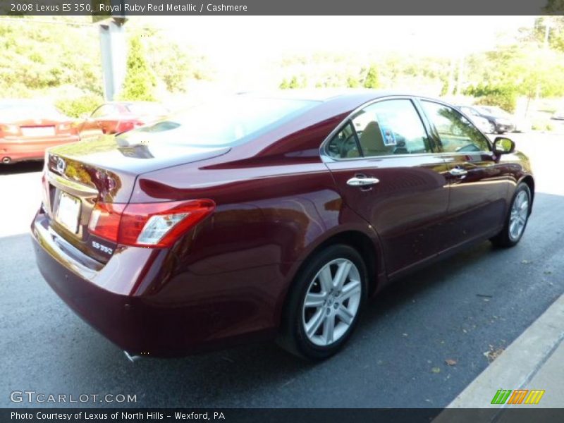 Royal Ruby Red Metallic / Cashmere 2008 Lexus ES 350