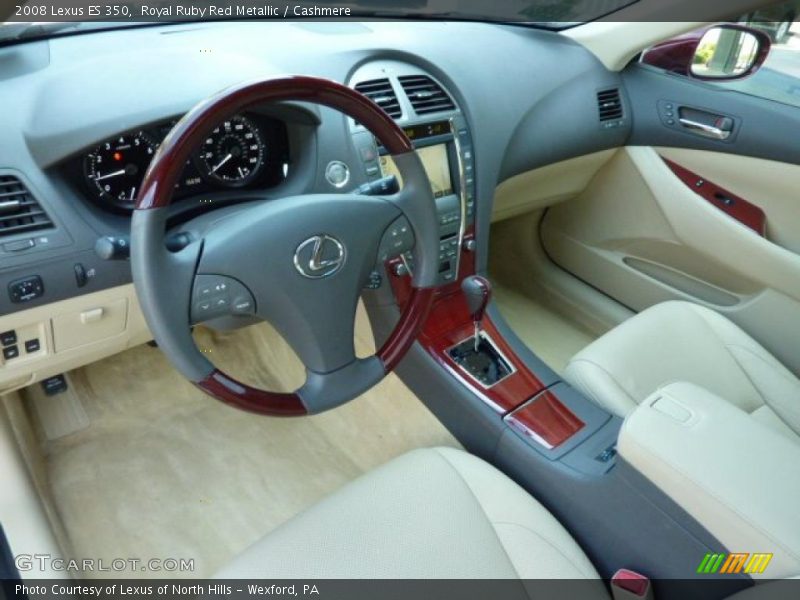 Royal Ruby Red Metallic / Cashmere 2008 Lexus ES 350
