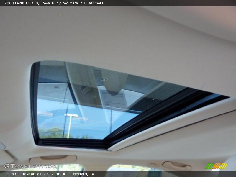 Royal Ruby Red Metallic / Cashmere 2008 Lexus ES 350