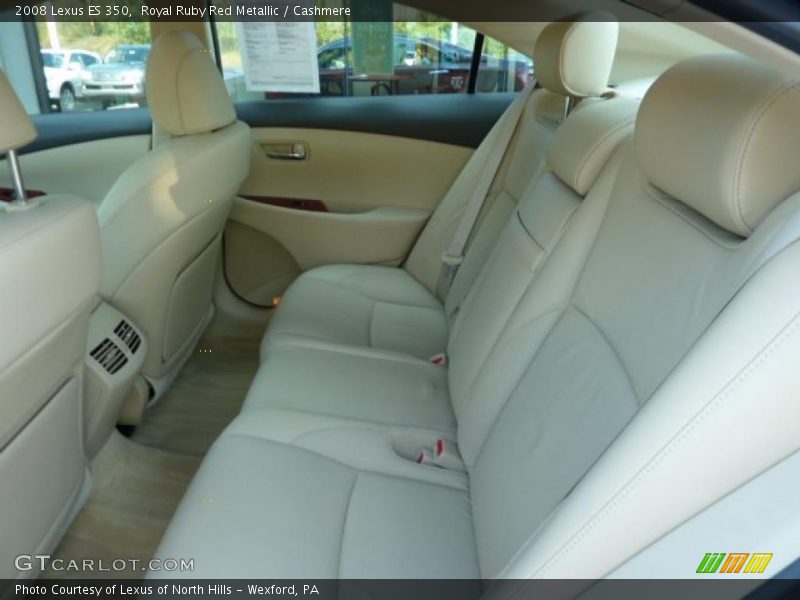 Royal Ruby Red Metallic / Cashmere 2008 Lexus ES 350