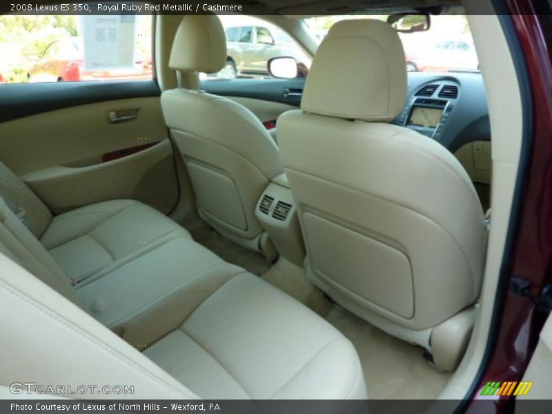 Royal Ruby Red Metallic / Cashmere 2008 Lexus ES 350