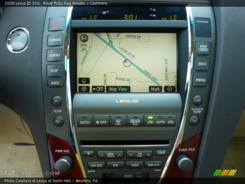 Royal Ruby Red Metallic / Cashmere 2008 Lexus ES 350