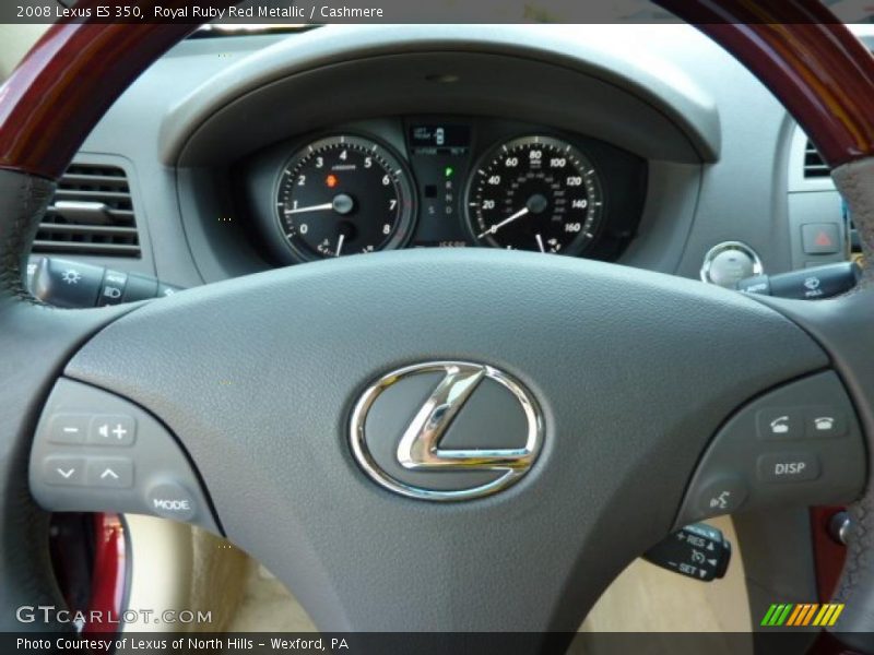 Royal Ruby Red Metallic / Cashmere 2008 Lexus ES 350