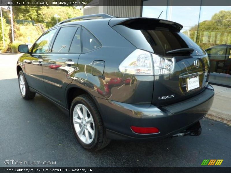 Flint Mica / Light Gray 2008 Lexus RX 350 AWD