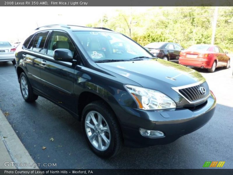 Flint Mica / Light Gray 2008 Lexus RX 350 AWD