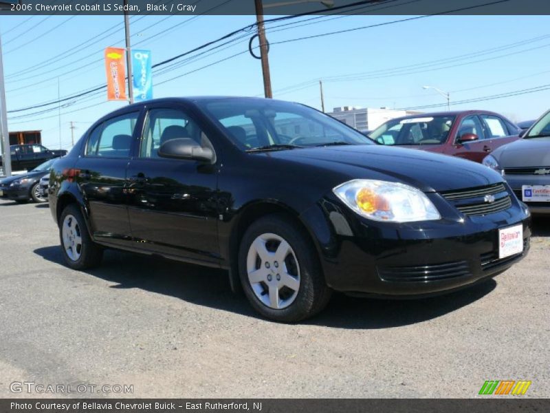 Black / Gray 2006 Chevrolet Cobalt LS Sedan