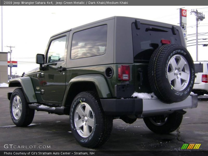 Jeep Green Metallic / Dark Khaki/Medium Khaki 2009 Jeep Wrangler Sahara 4x4