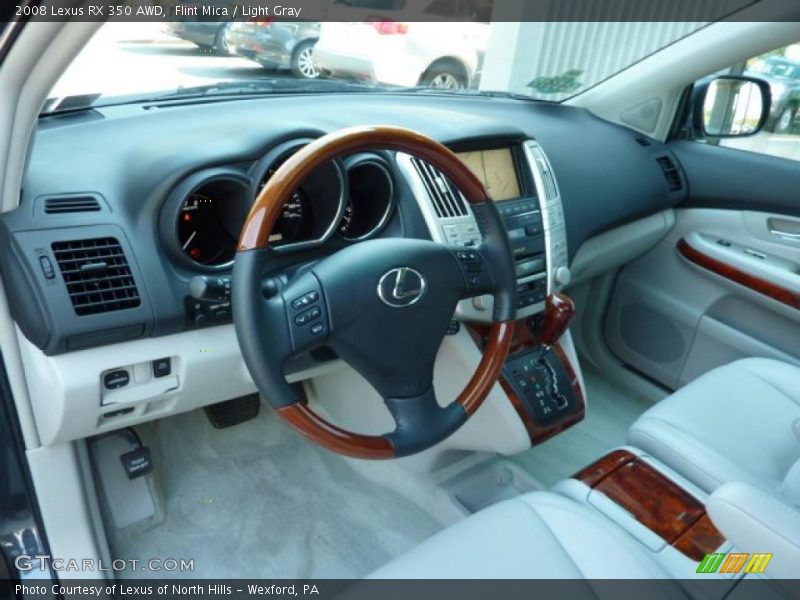 Flint Mica / Light Gray 2008 Lexus RX 350 AWD