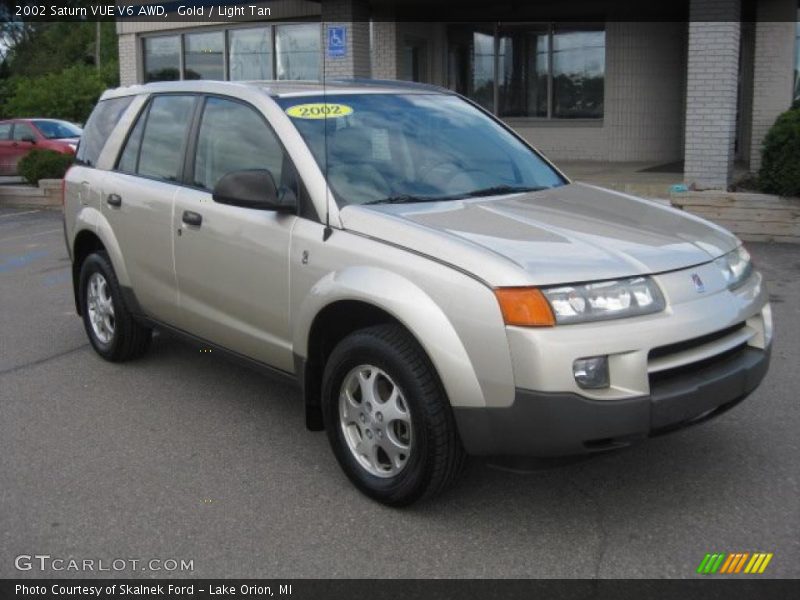 Gold / Light Tan 2002 Saturn VUE V6 AWD