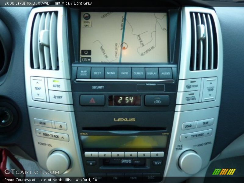 Flint Mica / Light Gray 2008 Lexus RX 350 AWD