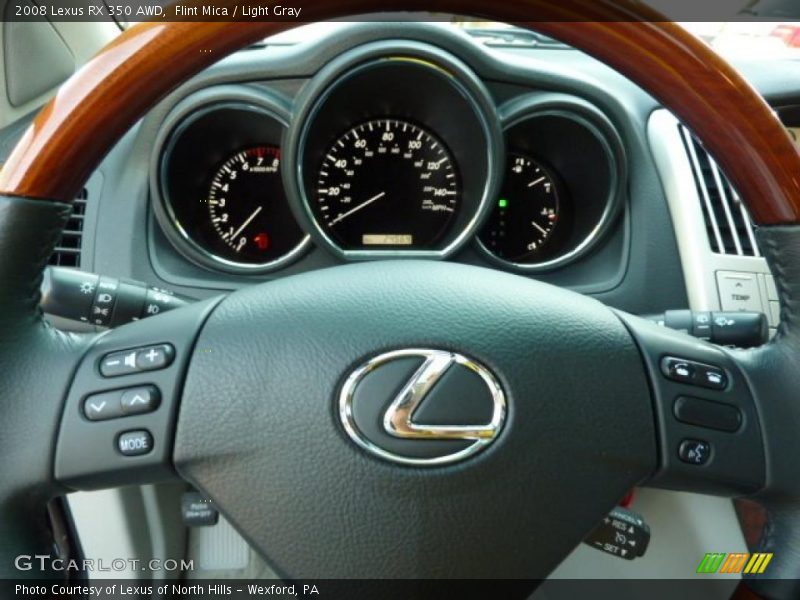 Flint Mica / Light Gray 2008 Lexus RX 350 AWD