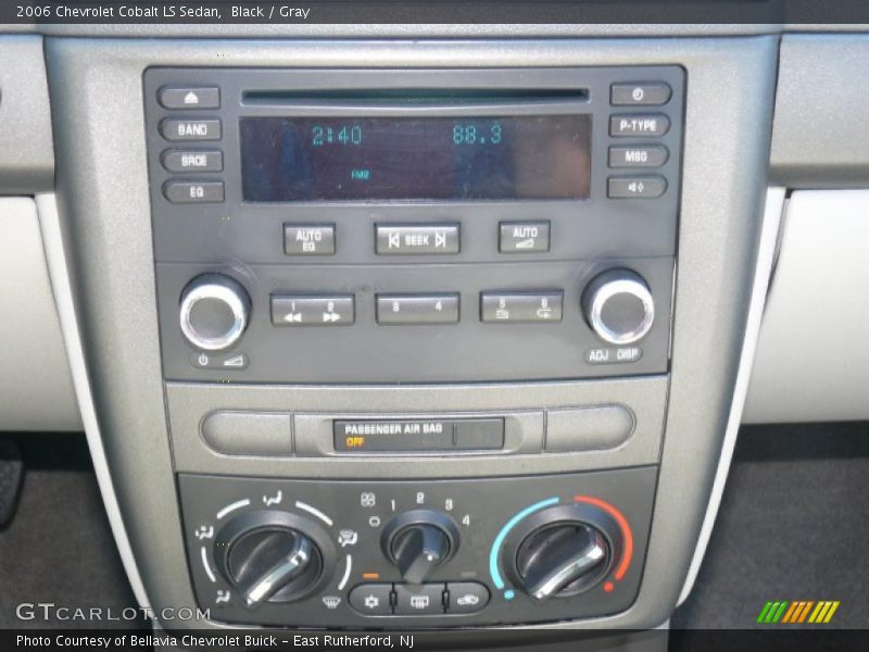 Black / Gray 2006 Chevrolet Cobalt LS Sedan