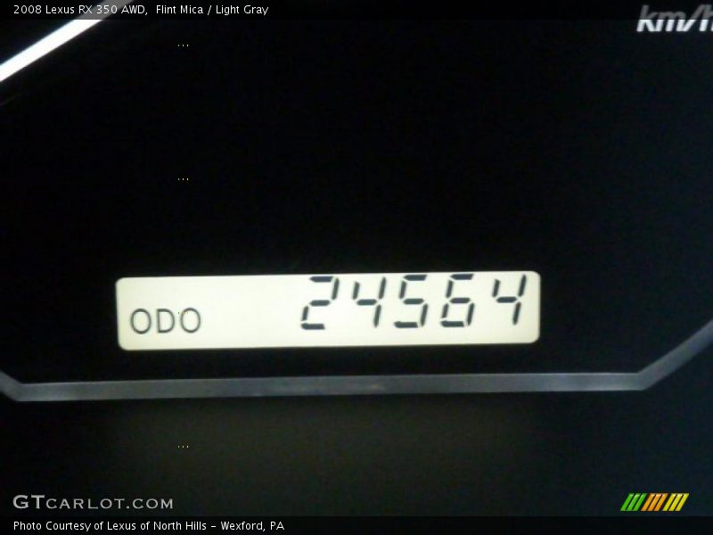Flint Mica / Light Gray 2008 Lexus RX 350 AWD