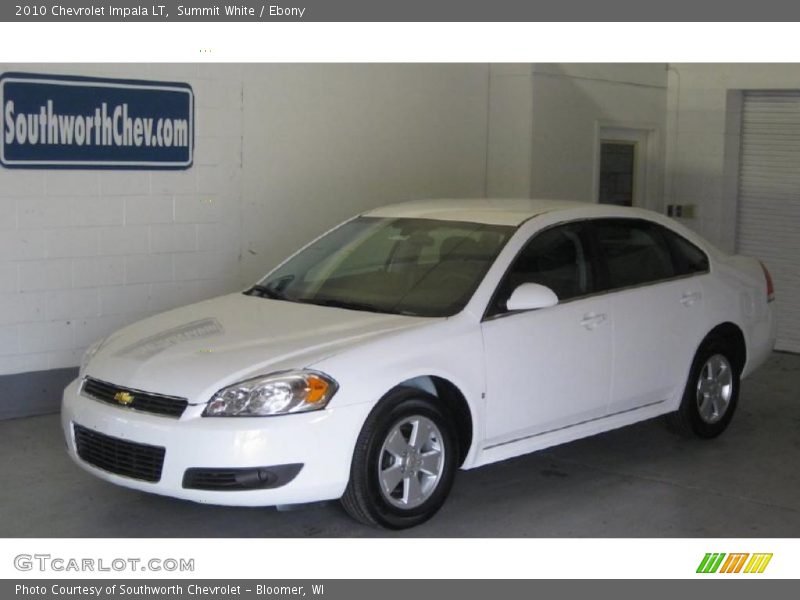 Summit White / Ebony 2010 Chevrolet Impala LT