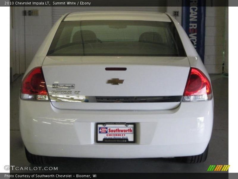 Summit White / Ebony 2010 Chevrolet Impala LT