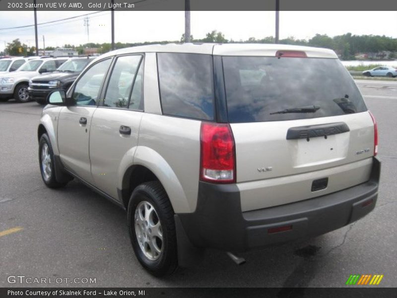 Gold / Light Tan 2002 Saturn VUE V6 AWD
