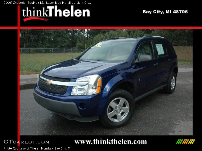 Laser Blue Metallic / Light Gray 2006 Chevrolet Equinox LS