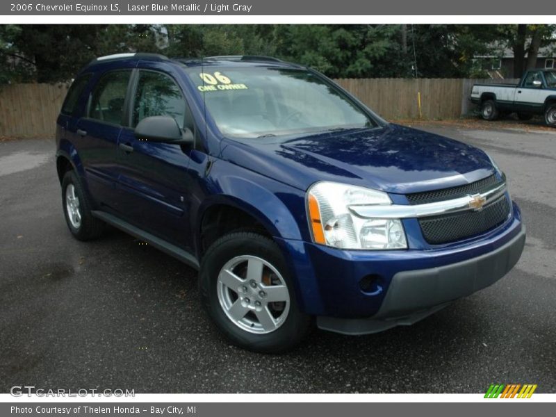 Laser Blue Metallic / Light Gray 2006 Chevrolet Equinox LS