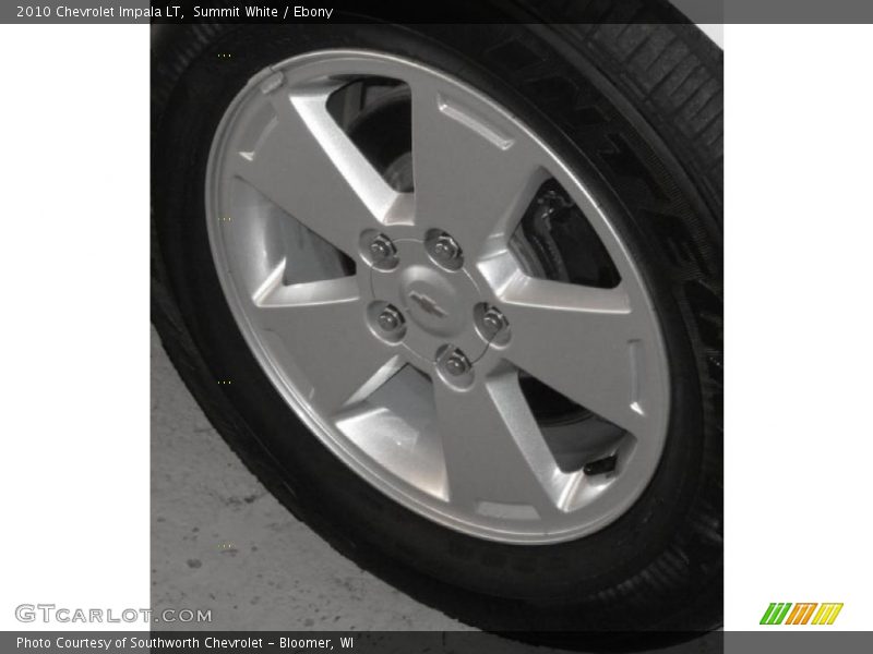 Summit White / Ebony 2010 Chevrolet Impala LT