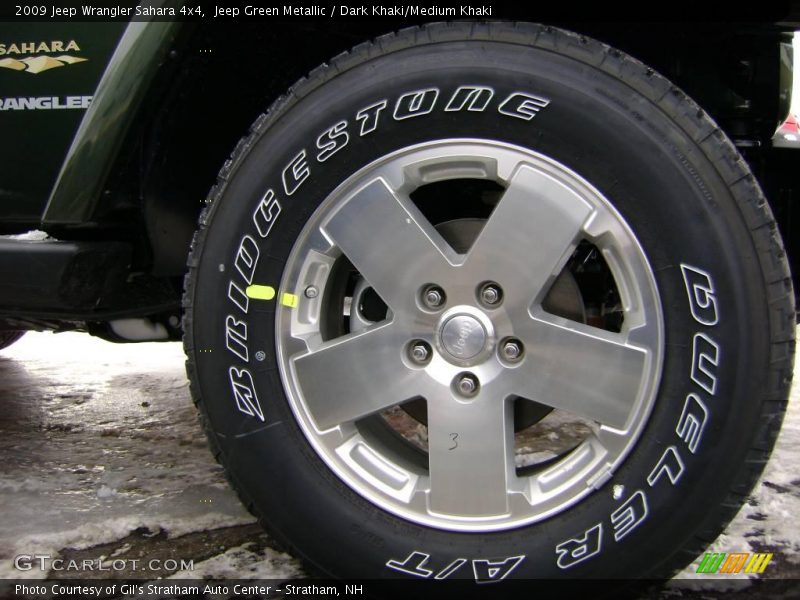 Jeep Green Metallic / Dark Khaki/Medium Khaki 2009 Jeep Wrangler Sahara 4x4
