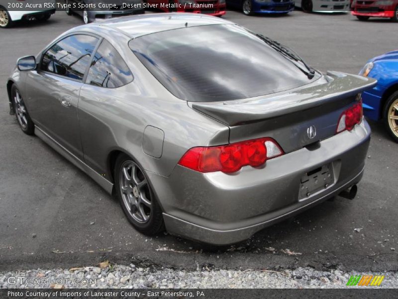 Desert Silver Metallic / Titanium 2002 Acura RSX Type S Sports Coupe