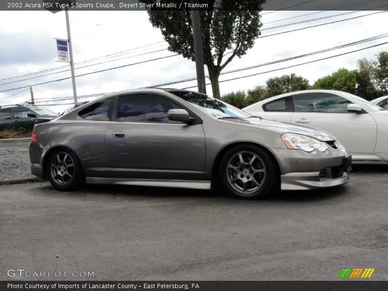 Desert Silver Metallic / Titanium 2002 Acura RSX Type S Sports Coupe