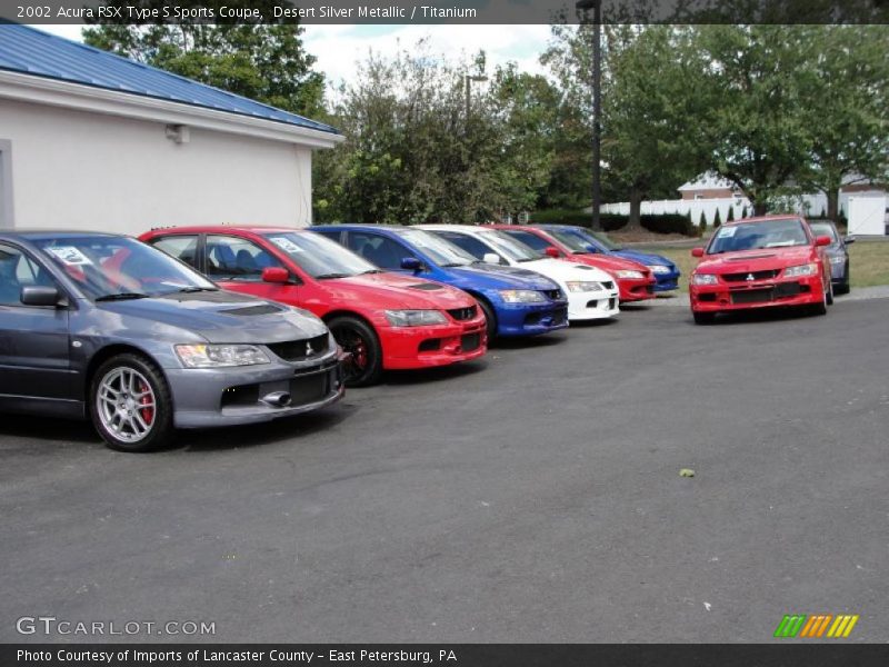 Desert Silver Metallic / Titanium 2002 Acura RSX Type S Sports Coupe