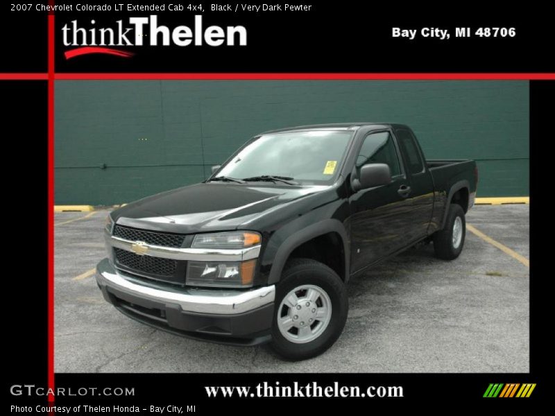 Black / Very Dark Pewter 2007 Chevrolet Colorado LT Extended Cab 4x4