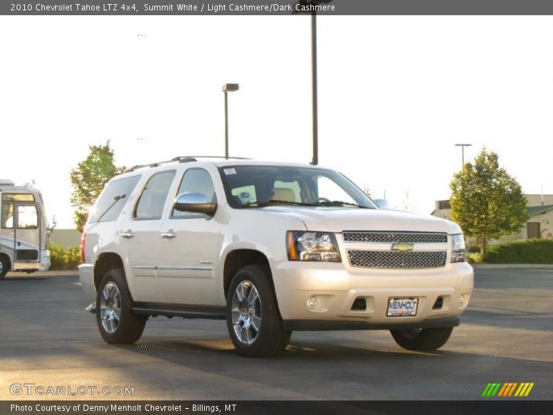 Summit White / Light Cashmere/Dark Cashmere 2010 Chevrolet Tahoe LTZ 4x4