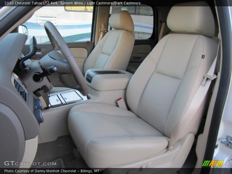Summit White / Light Cashmere/Dark Cashmere 2010 Chevrolet Tahoe LTZ 4x4