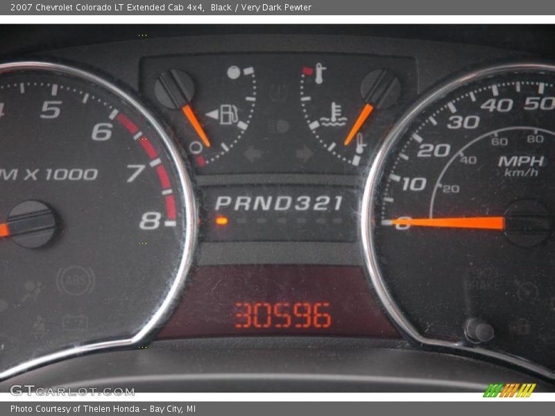 Black / Very Dark Pewter 2007 Chevrolet Colorado LT Extended Cab 4x4