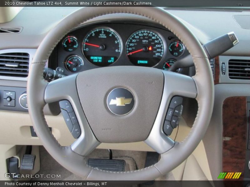 Summit White / Light Cashmere/Dark Cashmere 2010 Chevrolet Tahoe LTZ 4x4
