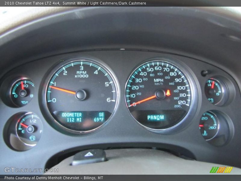 Summit White / Light Cashmere/Dark Cashmere 2010 Chevrolet Tahoe LTZ 4x4
