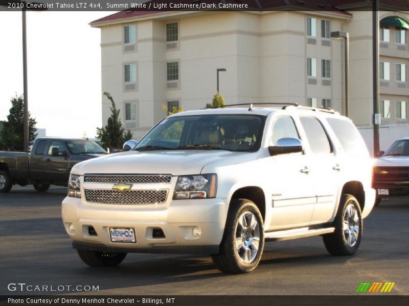 Summit White / Light Cashmere/Dark Cashmere 2010 Chevrolet Tahoe LTZ 4x4