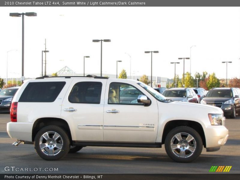 Summit White / Light Cashmere/Dark Cashmere 2010 Chevrolet Tahoe LTZ 4x4