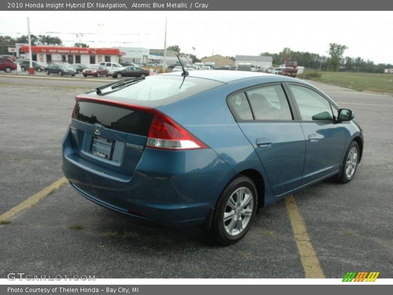 Atomic Blue Metallic / Gray 2010 Honda Insight Hybrid EX Navigation